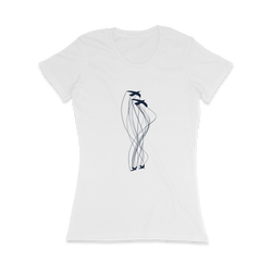 Bird Trails Fitted T-Shirt
