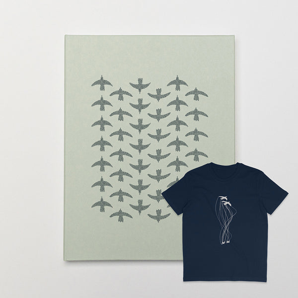 (PRE-ORDER) Skissur – the collection + Bird Trails T-shirt