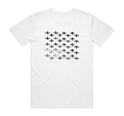 Bird Cluster White T-Shirt